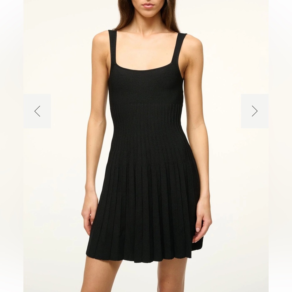 STAUD Mini Ellison Dress (size L)